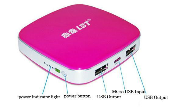 Mini Square Power Bank For Mobile Phone 2