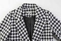 Houndstooth  long Coat 5