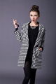 Houndstooth  long Coat