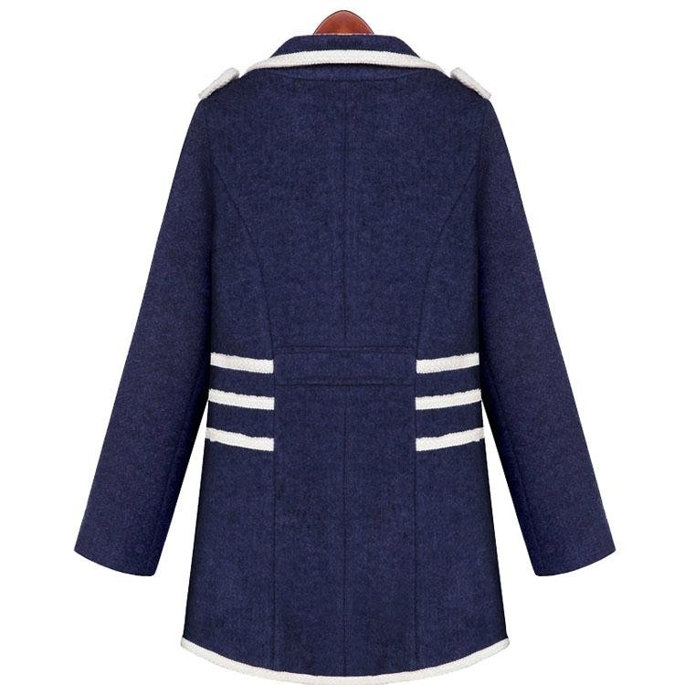 Biue woollen coat 3