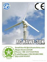 Richuan 300w -200kw electric generating windmills for sale permanent magnet gene