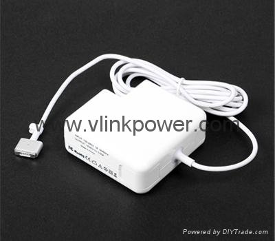 60W 16.5V 3.65A AC Power Adapter for Apple MagSafe2 2012 MacBook A1435 13"