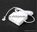 60W 16.5V 3.65A AC Power Adapter for Apple MagSafe2 2012 MacBook A1435 13"