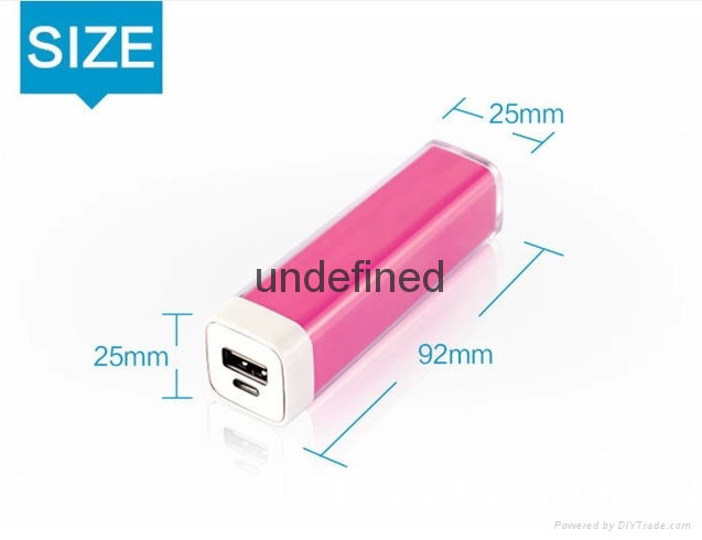 The best promotional gift power bank with 2000mah Plastic material 2