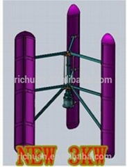 2014 RICHUAN 3kw wind turbine permanent magnet generator