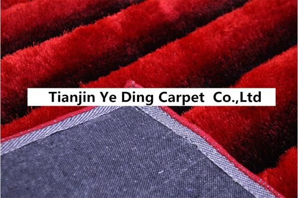 100% polyester shaggy carpet 3