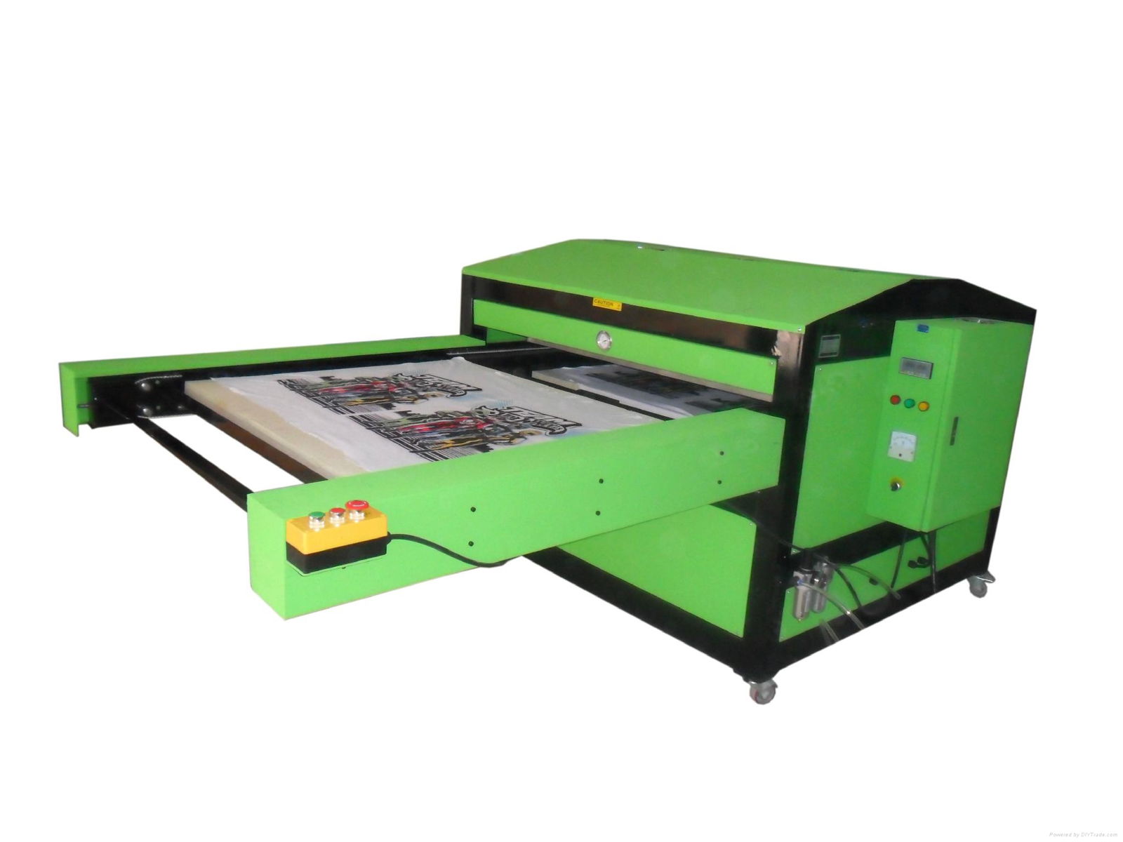 pneumatic large format sublimation heat press machine 80x100cm