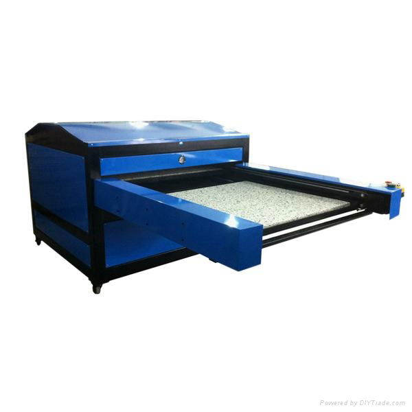 pneuamtic large format sublimation heat transfer machine 100x120cm 2
