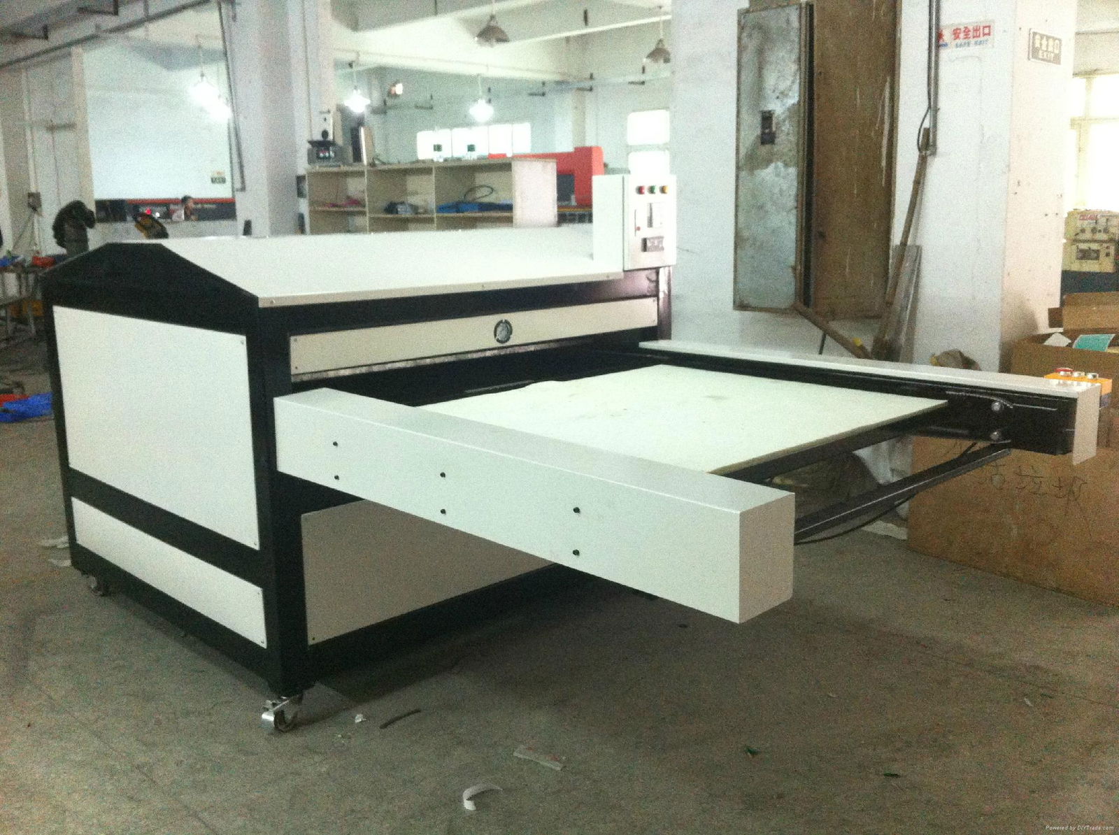 pneuamtic large format sublimation heat transfer machine 100x120cm