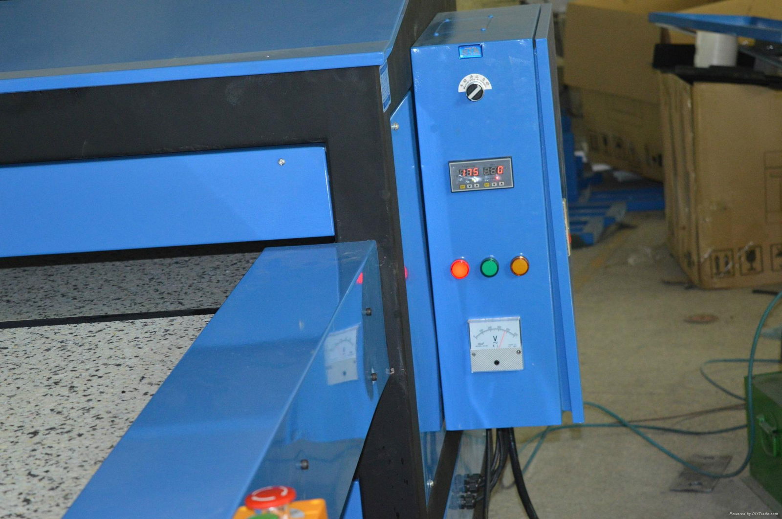 pneumatic large format sublimation heat press machine 110x170cm 3