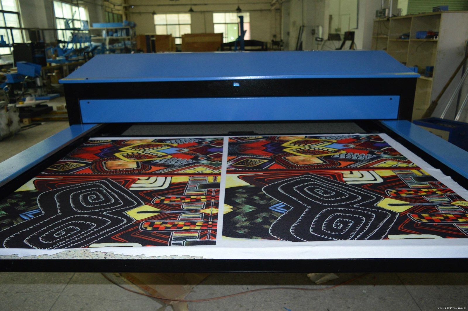 pneumatic large format sublimation heat press machine 110x170cm 5