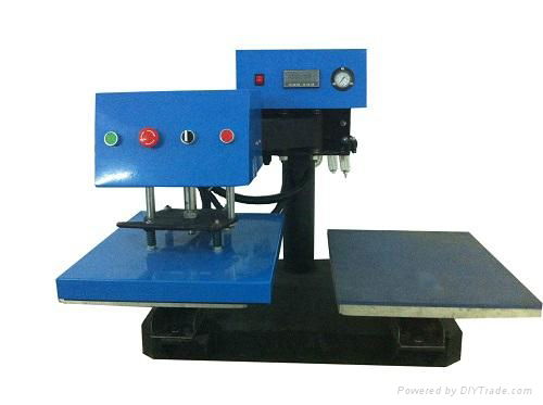 Korean style double stations pneumatic heat transfer machine 2