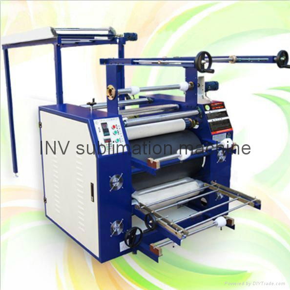 Ribbon roller sublimation heat transfer machine