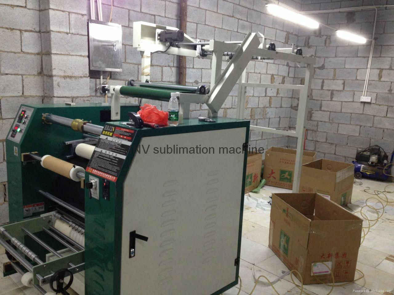 Ribbon roller sublimation heat transfer machine 4