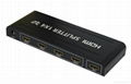1X4 HDMI Splitter V1.3 V1.4HDMI 3D Splitter 1080P 4k*2k 4 Port HDMI Splitter 2