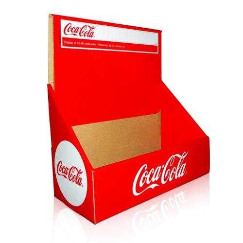 Cardboard Countertop Display Unit for Coke