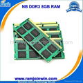 ddr3 8gb laptop memory with ETT original