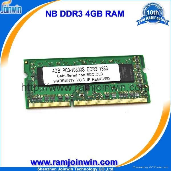 ddr3 1333 mhz 4gb sodimm work with all motherboards in large stock