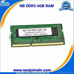 ddr3 1333 mhz 4gb sodimm work with all motherboards in large stock