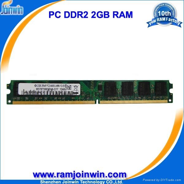 ddr2 pc800 2gb pc2-6400 work with all motherboards 3