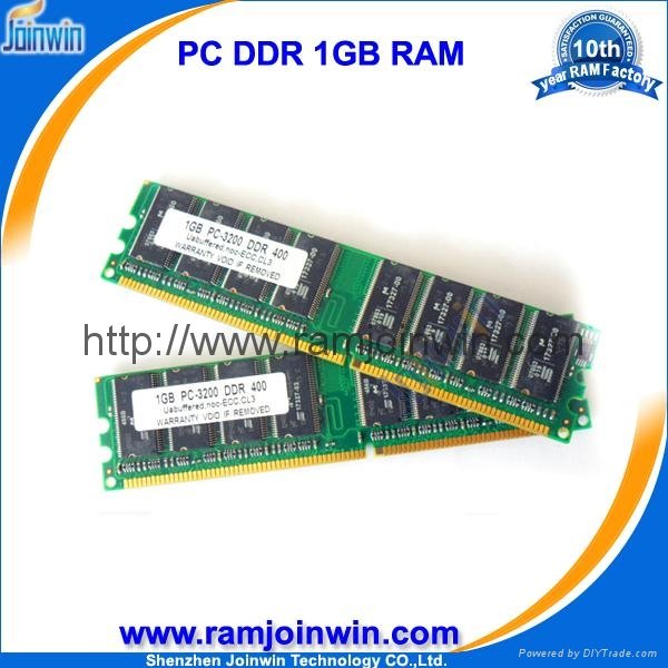 desktop memory ddr 1gb 400mhz pc3200 in stock