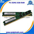 pc800 ddr2 2gb ram memory 128mb*8 work with all motherboards 2