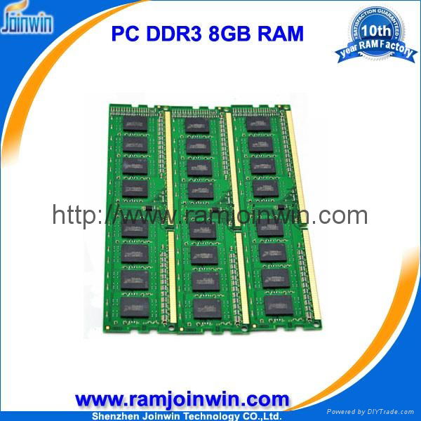 8gb ddr3 pc1600 ram module pc3-12800 for desktop