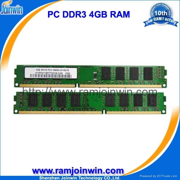 oem ddr3 4gb 1333mhz pc3-10600 dual module ram for desktop 5