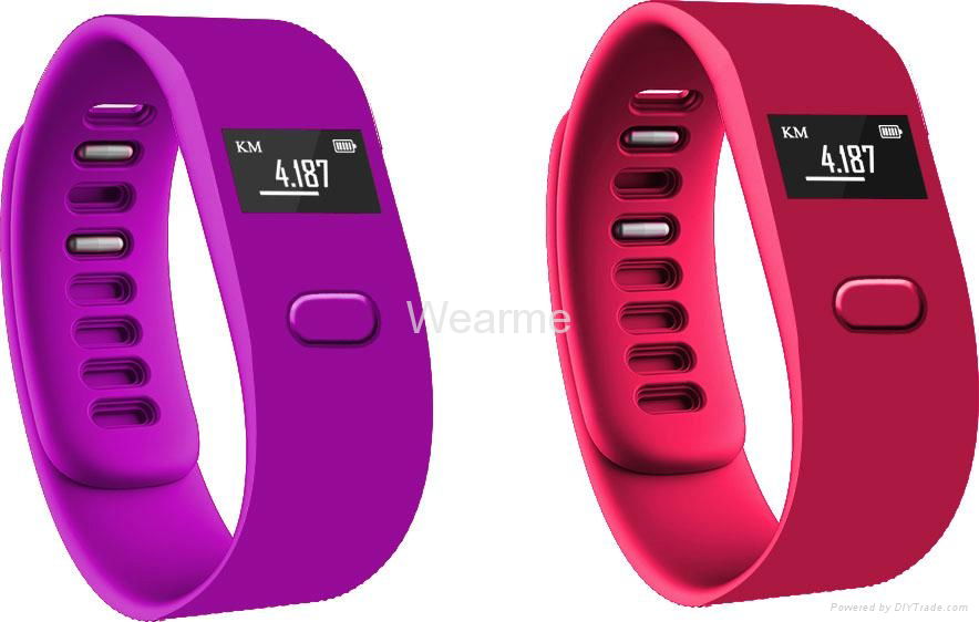 Colorful smart bluetooth bracelet watch wearable fitness technology 5