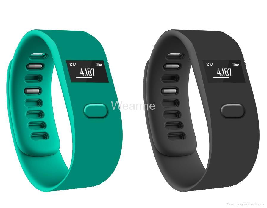 Colorful smart bluetooth bracelet watch wearable fitness technology