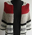 Fashion Stripe Lady Cardigan Sweater