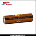 aosibo 18650 3000mah 30a high drain battery for eleaf 1