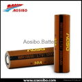 aosibo 18650 3000mah 30a high drain battery for eleaf 3