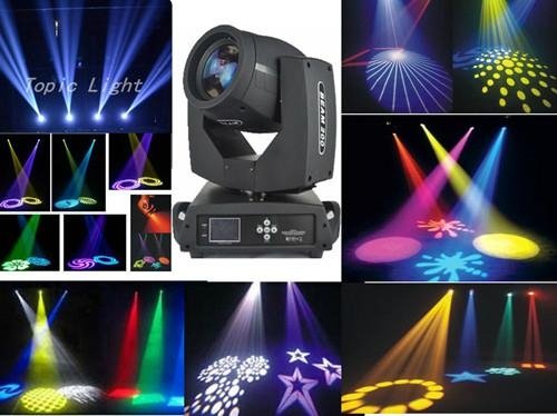 200W beam moving head light. interchangeable color with 14 colors and 17 fixed
