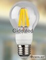 CE RoHS 90-265v 60*110mm 6w led filament bulb