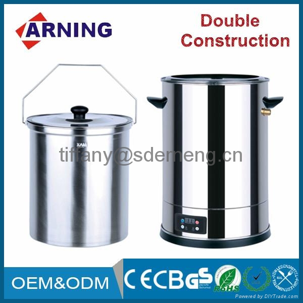 15L 20L Electric Milk Boiler Double Wall Water Boiling with Digital