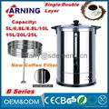 Hot Sales Stainess Steel Coffee Makers Coffee Machine Tea Coffee Urn Discount