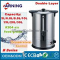 Kitchen Home Hotel Electric Stainless Steel Water Boiler Tea Kettle Water Urns 