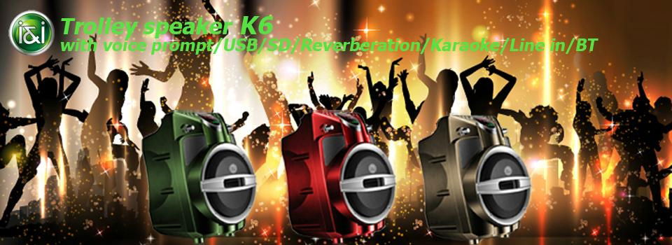 K6 Portable Speaker with Karaoke 2