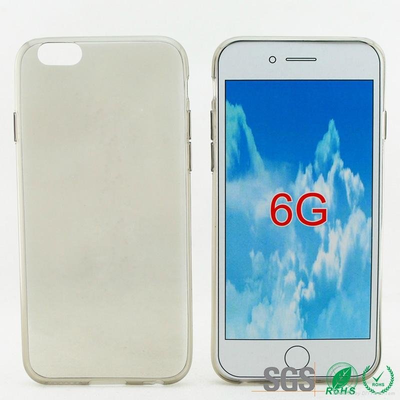 0.65mm Unltra thin Clear Transparent Iphone 6g 4.7" case 2