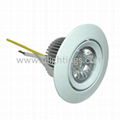 6W Samsung AC COB Driverless LED Downlight 1