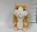 Repeating and talking Plush Toys cute hamster toys function plush toys animal