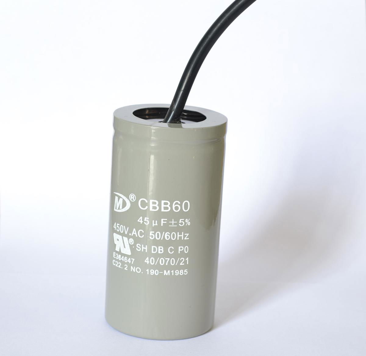 Running AC Motor Capacitors Cbb60 Capacitor