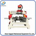 500*1000mm Flat Cylinder CNC Carving Machine with 2 Spindles 2 Rotary Axis