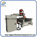 500*1000mm Flat Cylinder CNC Carving Machine with 2 Spindles 2 Rotary Axis 6