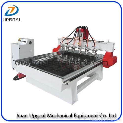 6 Spindle Heads Wood Relief CNC Router with 1300*1800mm Working Area Servo Motor 2