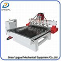 6 Spindle Heads Wood Relief CNC Router with 1300*1800mm Working Area Servo Motor