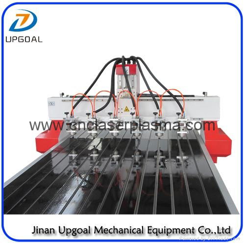 6 Spindle Heads Wood Relief CNC Router with 1300*1800mm Working Area Servo Motor 5