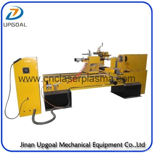 CNC Wood Turning Broaching Engraving Machine with Single Axis Double Blades