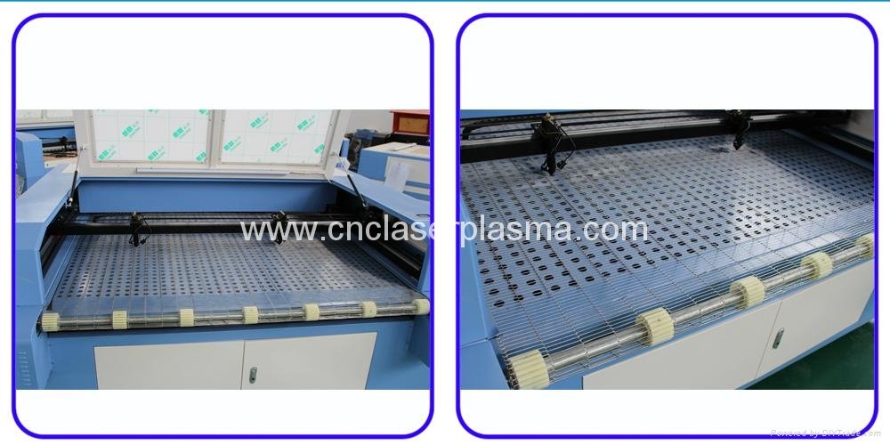 Auto feeding stainless steel strip working table